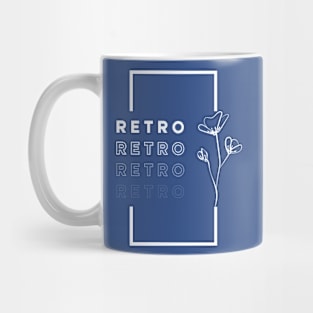 retro-flower design Mug